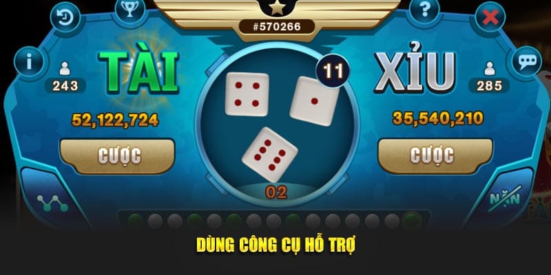 Dùng công cụ hỗ trợ